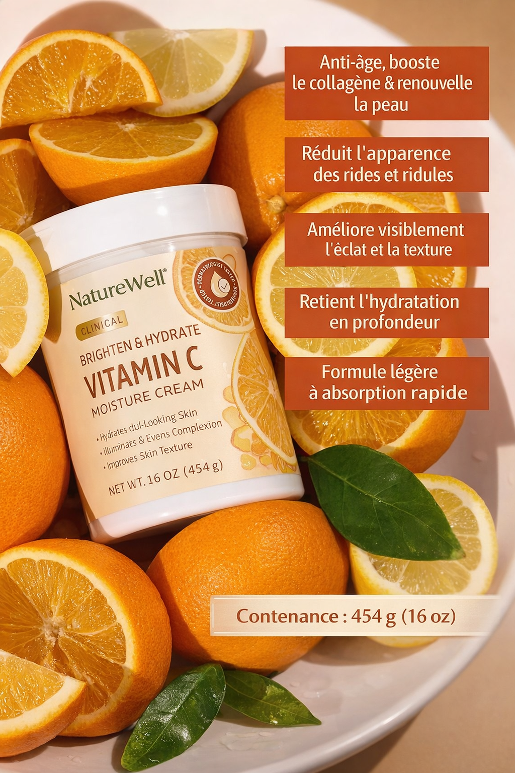 NatureWell Vitamin C Brightening Moisture Cream