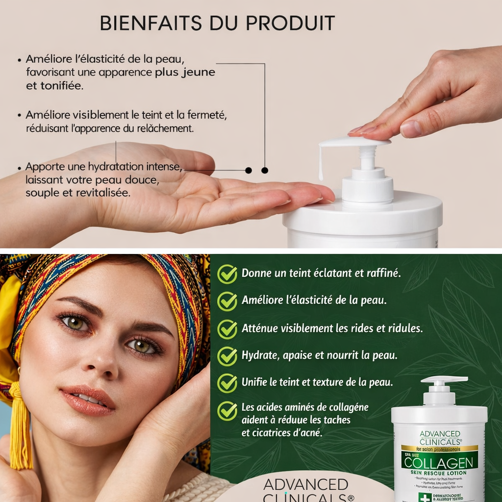 Advanced Clinicals Firming Collagen lotion