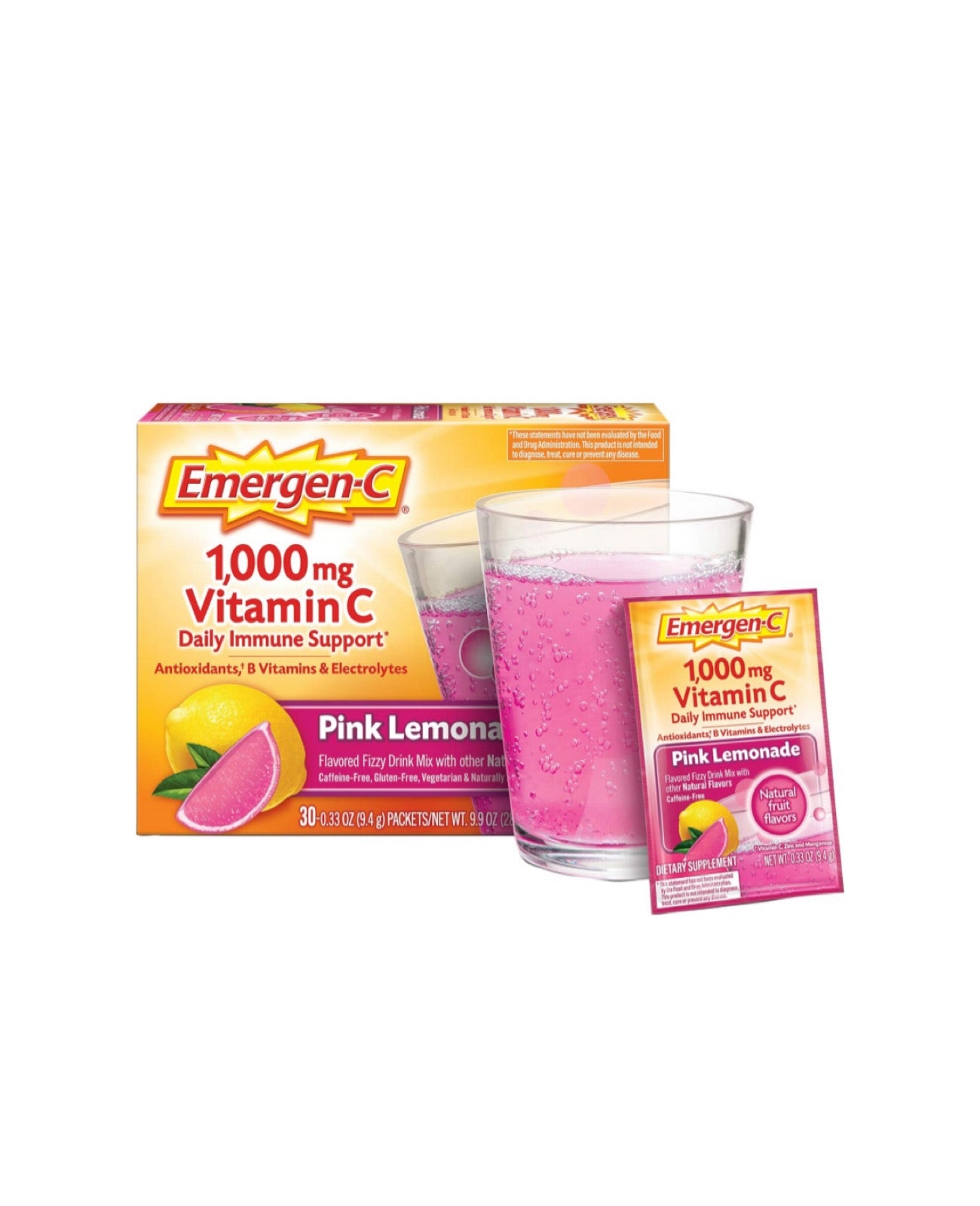 Emergen-C Poudre de Vitamine C 1000 mg 30 sachets