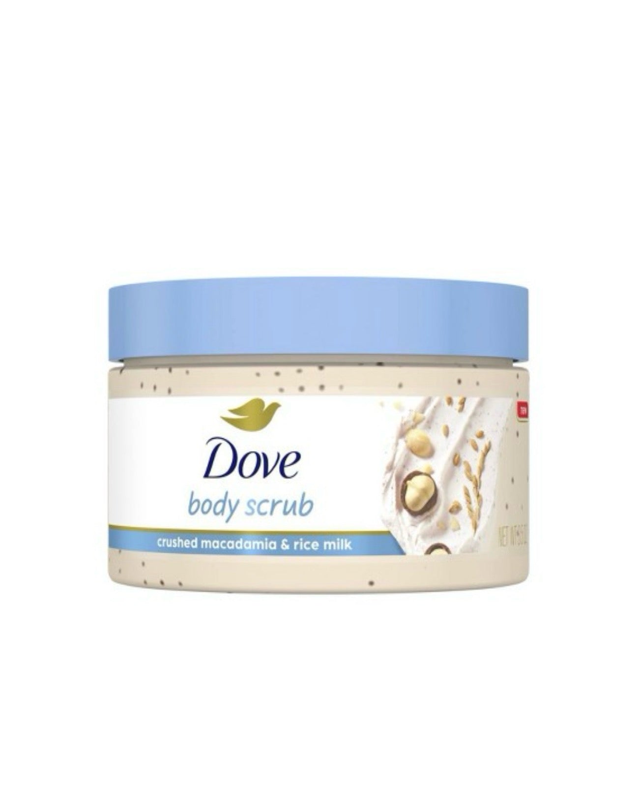 Dove mini Gomage Exfoliant – Macadamia & Lait de Riz