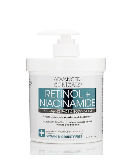 Advanced Clinicals Retinol Body Lotion W/Niacinamide