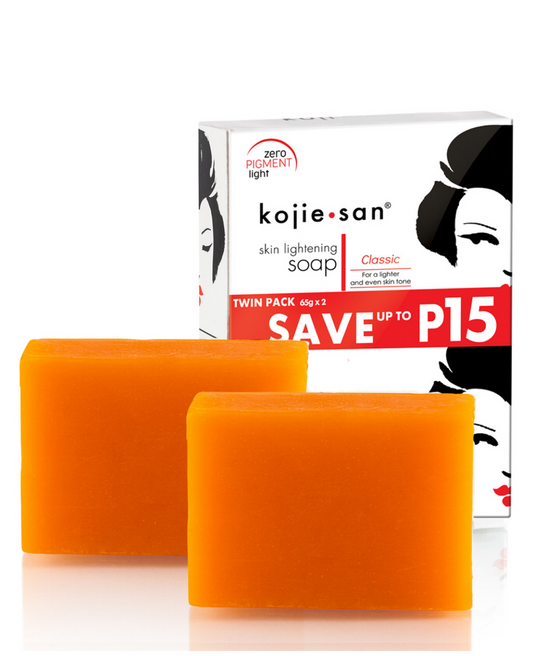 Kojie San Savon Éclaircissant à l’Acide Kojique – 2 Barres, 65 g