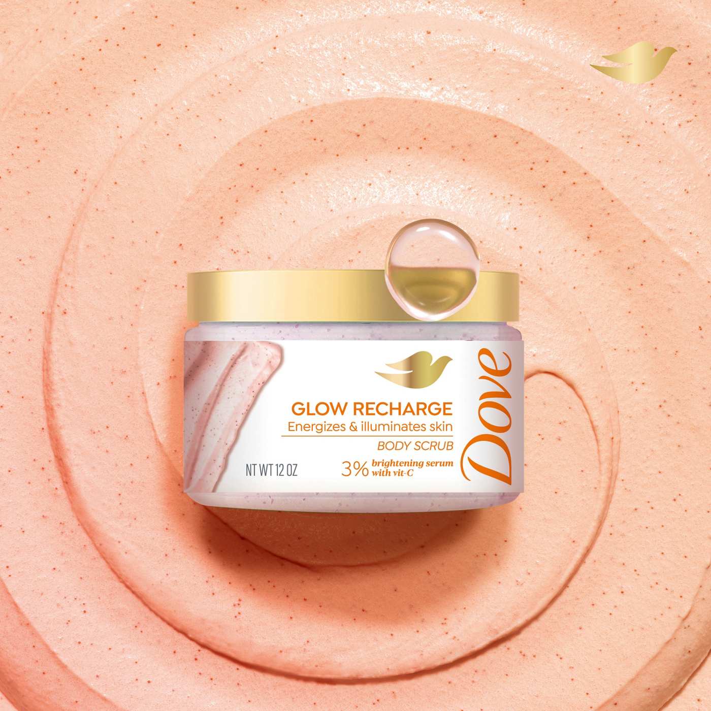 Dove Glow Recharge Body Scrub – Vitamine C