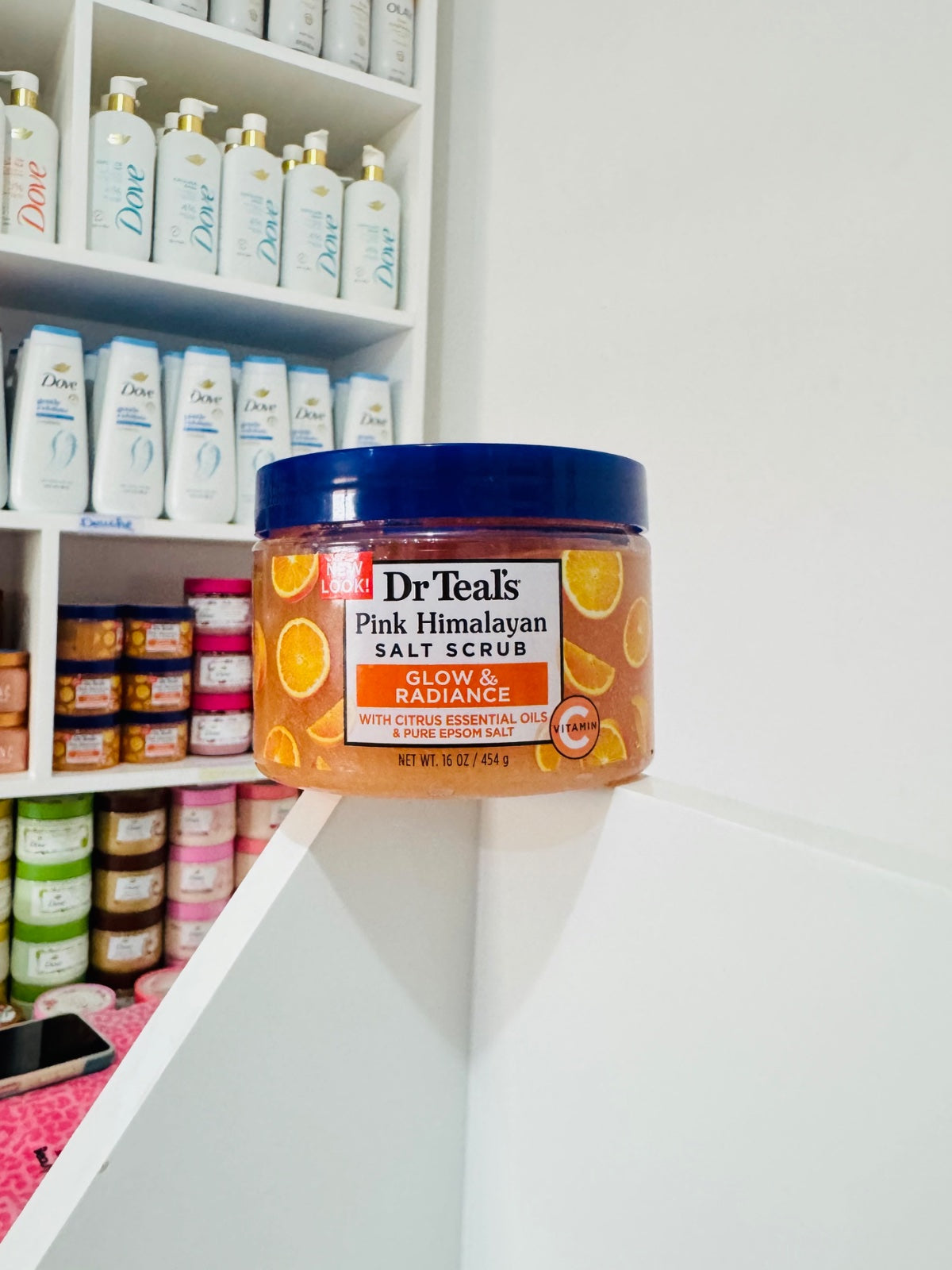 Dr Teal’s Shea Sugar Body Scrub, Citrus 454g